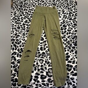 Aerie Olive Green Active Leggings